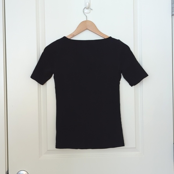 Ralph Lauren Black Boat Neck Top - Picture 5 of 5